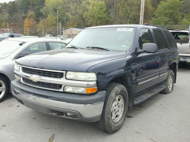 1GNEK13ZX4J269999 - 2004 CHEVROLET TAHOE K150 BLUE photo 2