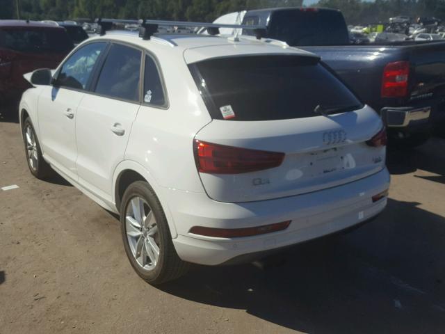 WA1ECCFS4HR007378 - 2017 AUDI Q3 PREMIUM WHITE photo 3