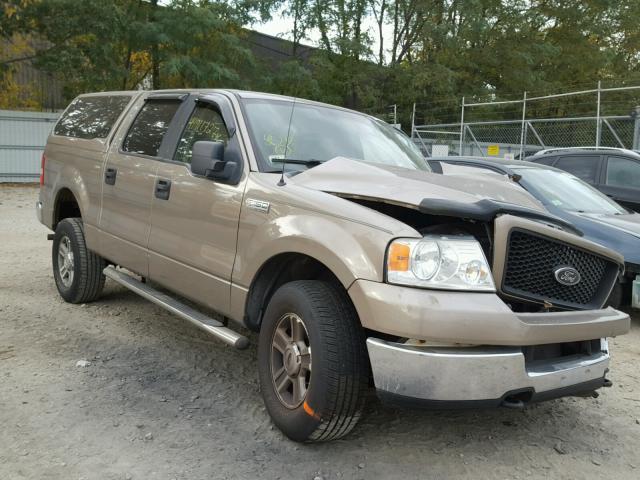 1FTRW14W45FA48485 - 2005 FORD F150 SUPER BEIGE photo 1