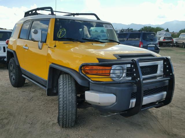 JTEBU11F170031205 - 2007 TOYOTA FJ CRUISER YELLOW photo 1