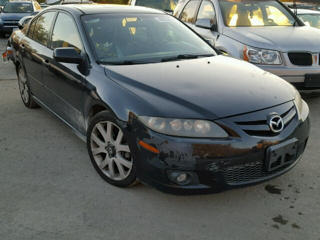 1YVHP84D865M22436 - 2006 MAZDA 6 BLACK photo 1