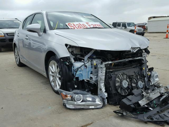 JTHKD5BH4C2108898 - 2012 LEXUS CT 200 SILVER photo 1