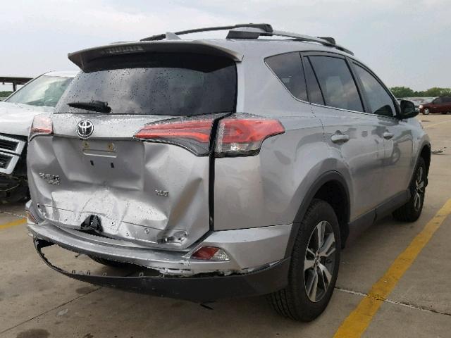 2T3WFREVXJW430505 - 2018 TOYOTA RAV4 ADVEN SILVER photo 4