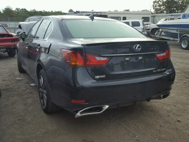 JTHCE1BL3FA003844 - 2015 LEXUS GS 350 BLACK photo 3