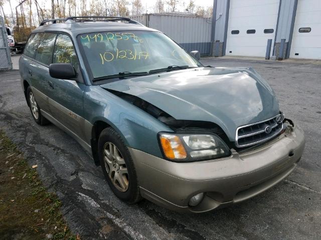 4S3BH665627620868 - 2002 SUBARU LEGACY GREEN photo 1