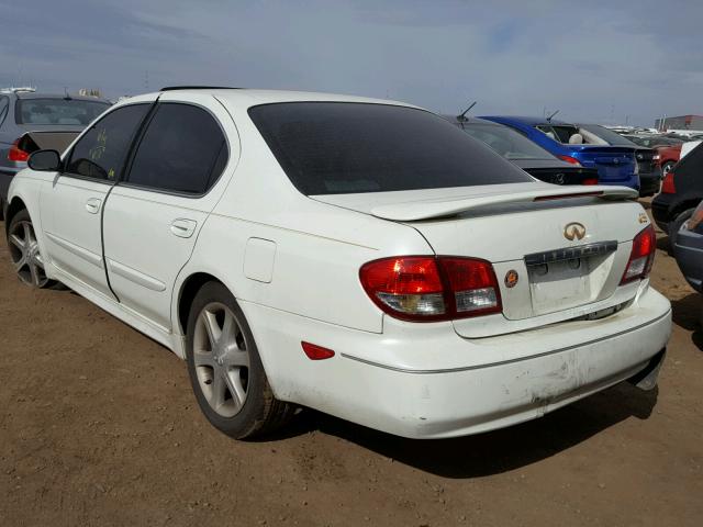 JNKDA31A42T005886 - 2002 INFINITI I35 WHITE photo 3