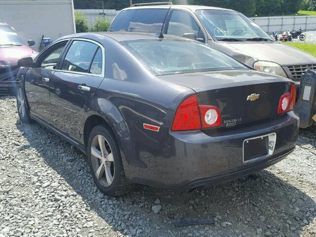 1G1ZC5EU2CF370142 - 2012 CHEVROLET MALIBU 1LT ნაცრისფერი ფოტო 3