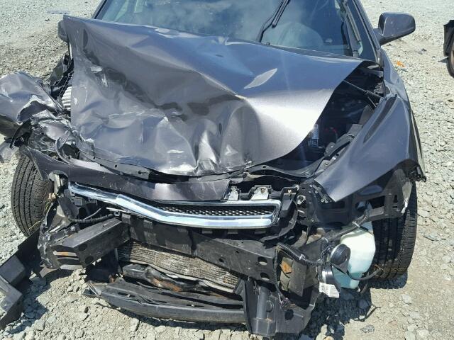 1G1ZC5EU2CF370142 - 2012 CHEVROLET MALIBU 1LT ნაცრისფერი ფოტო 7