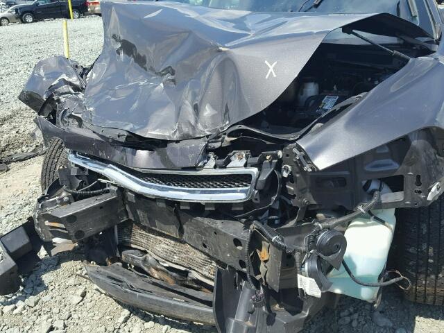 1G1ZC5EU2CF370142 - 2012 CHEVROLET MALIBU 1LT ნაცრისფერი ფოტო 9