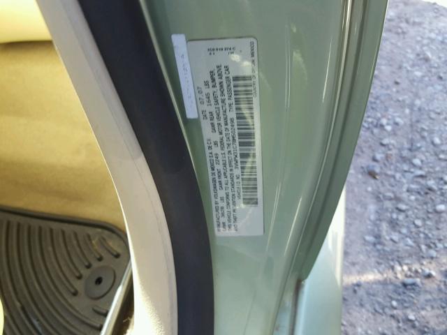 3VWPW31C78M502498 - 2008 VOLKSWAGEN NEW BEETLE 绿色 照片 10