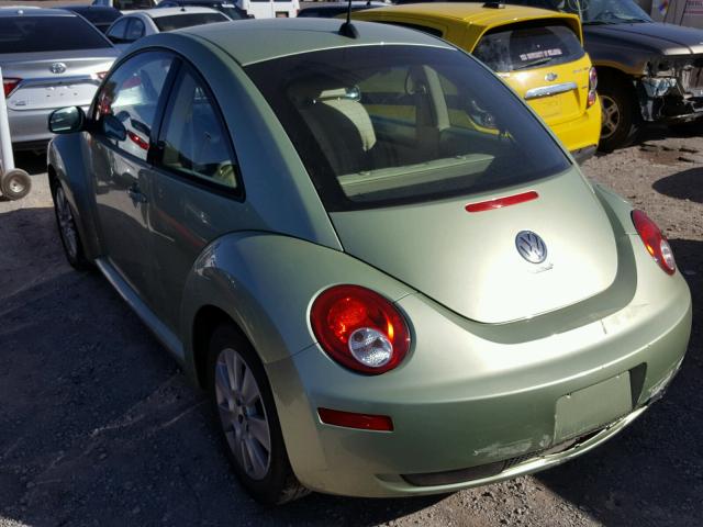 3VWPW31C78M502498 - 2008 VOLKSWAGEN NEW BEETLE 绿色 照片 3