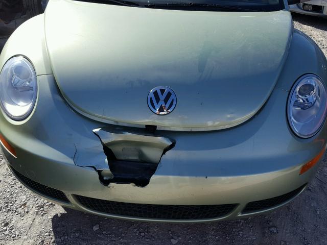 3VWPW31C78M502498 - 2008 VOLKSWAGEN NEW BEETLE 绿色 照片 7