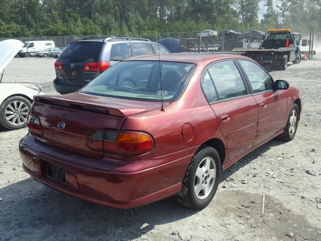 1G1NE52J93M617767 - 2003 CHEVROLET MALIBU LS Bordo foto 4