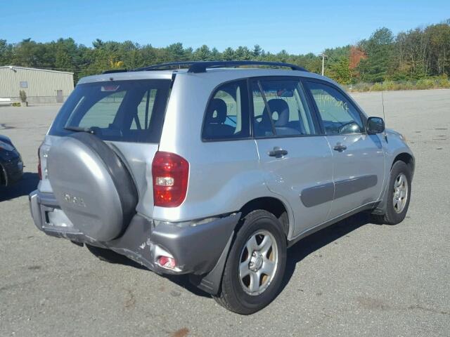 JTEGD20V340040195 - 2004 TOYOTA RAV4 SILVER photo 4