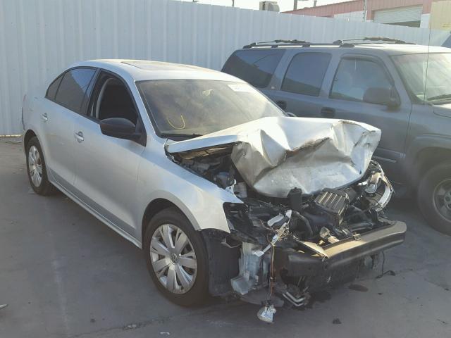 3VW2K7AJ1CM341456 - 2012 VOLKSWAGEN JETTA BASE 灰色 照片 1