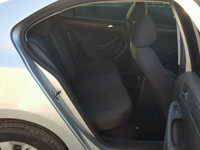 3VW2K7AJ1CM341456 - 2012 VOLKSWAGEN JETTA BASE 灰色 照片 6