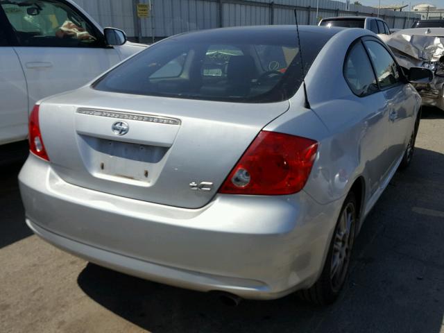JTKDE177050010443 - 2005 TOYOTA SCION TC 银色 照片 4