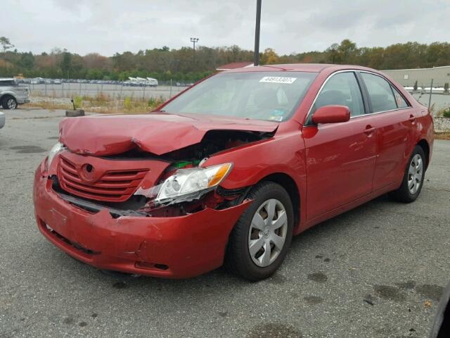 4T1BE46KX7U028946 - 2007 TOYOTA CAMRY NEW RED photo 2