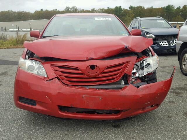 4T1BE46KX7U028946 - 2007 TOYOTA CAMRY NEW RED photo 9