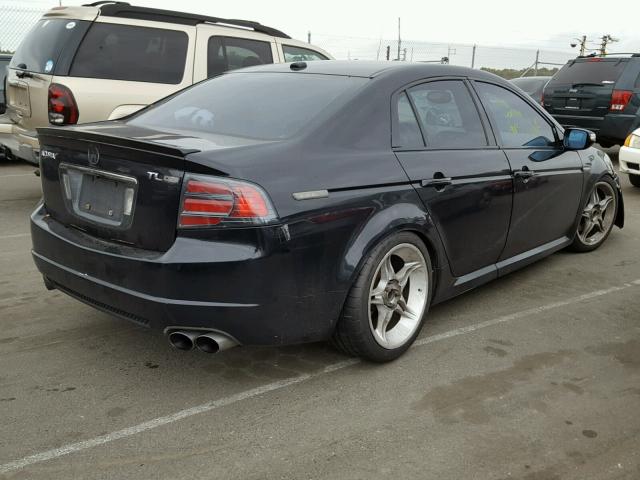 19UUA76528A014595 - 2008 ACURA TL TYPE S BLACK photo 4