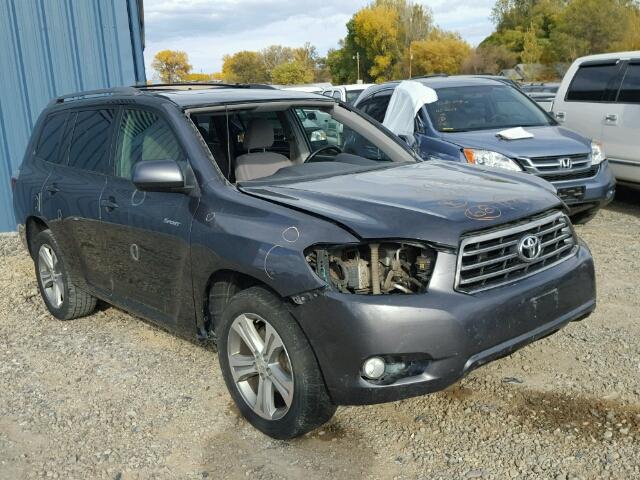 JTEES43A182003058 - 2008 TOYOTA HIGHLANDER GRAY photo 1