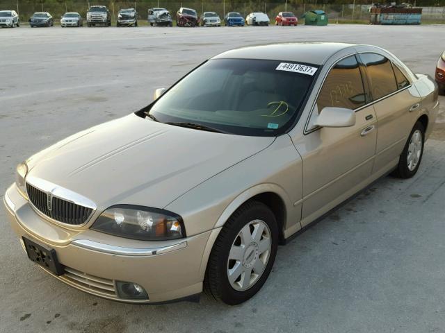 1LNHM86SX4Y686114 - 2004 LINCOLN LS GOLD photo 2