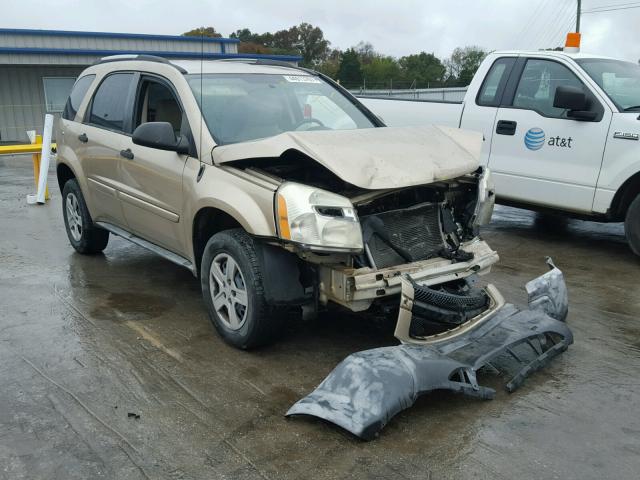 2CNDL13F756149143 - 2005 CHEVROLET EQUINOX LS GOLD photo 1