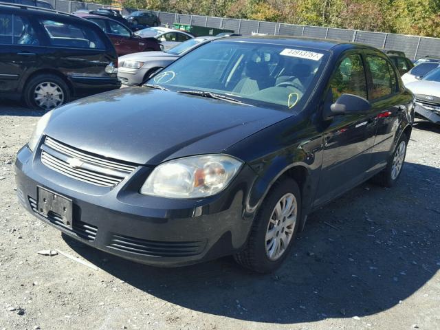 1G1AD5F51A7172533 - 2010 CHEVROLET COBALT 1LT BLACK photo 2