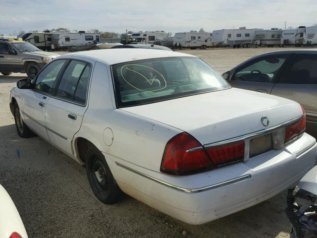 2MEFM75W6YX726994 - 2000 MERCURY GRAND MARQ WHITE photo 3