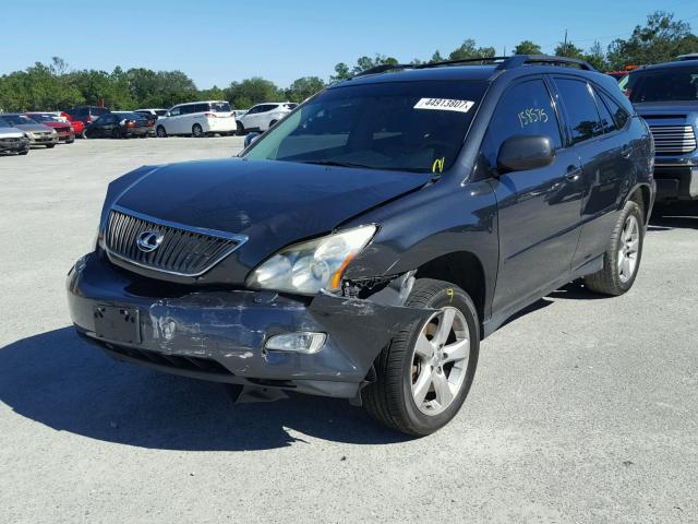 2T2HA31U05C077091 - 2005 LEXUS RX 330 CHARCOAL photo 2