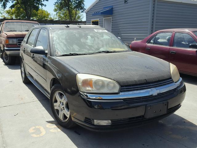 1G1ZU64895F102652 - 2005 CHEVROLET MALIBU MAX BLACK photo 1
