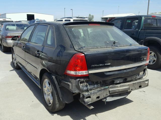 1G1ZU64895F102652 - 2005 CHEVROLET MALIBU MAX BLACK photo 3