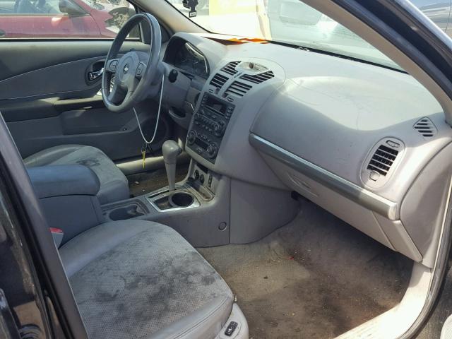 1G1ZU64895F102652 - 2005 CHEVROLET MALIBU MAX BLACK photo 5