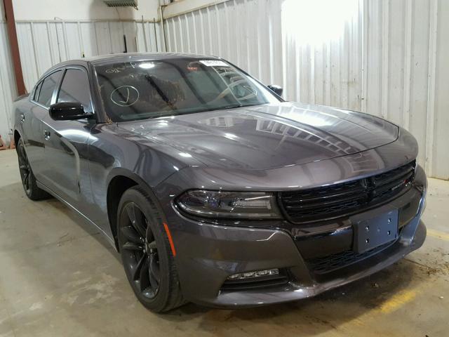 2C3CDXHG7HH515214 - 2017 DODGE CHARGER SX CHARCOAL photo 1