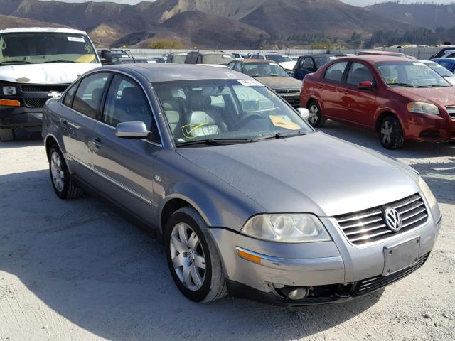 WVWRH63B43P097201 - 2003 VOLKSWAGEN PASSAT GLX CHARCOAL photo 1