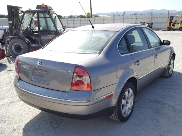 WVWRH63B43P097201 - 2003 VOLKSWAGEN PASSAT GLX CHARCOAL photo 4