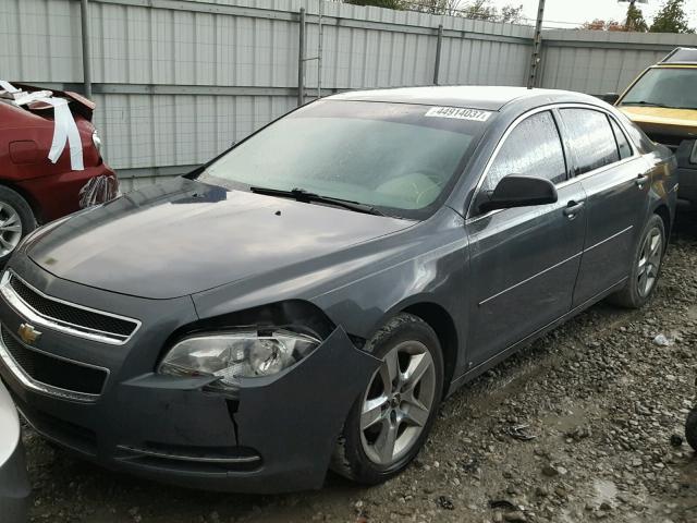 1G1ZG57B69F153170 - 2009 CHEVROLET MALIBU LS ნაცრისფერი ფოტო 2