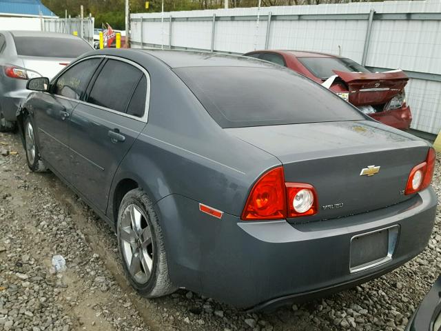 1G1ZG57B69F153170 - 2009 CHEVROLET MALIBU LS ნაცრისფერი ფოტო 3