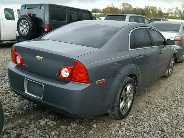 1G1ZG57B69F153170 - 2009 CHEVROLET MALIBU LS GRAY photo 4