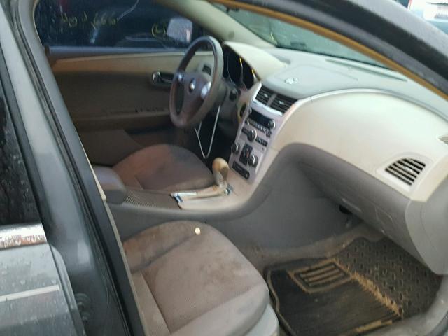 1G1ZG57B69F153170 - 2009 CHEVROLET MALIBU LS ნაცრისფერი ფოტო 5