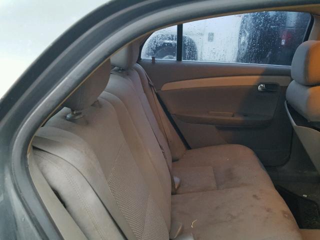 1G1ZG57B69F153170 - 2009 CHEVROLET MALIBU LS ნაცრისფერი ფოტო 6