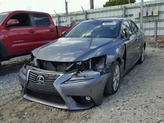 JTHBA1D22G5022035 - 2016 LEXUS IS 200T GRAY photo 2