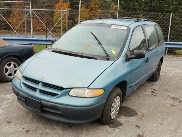 2B4FP2537TR511023 - 1996 DODGE CARAVAN BLUE photo 2