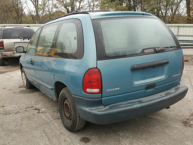 2B4FP2537TR511023 - 1996 DODGE CARAVAN BLUE photo 3