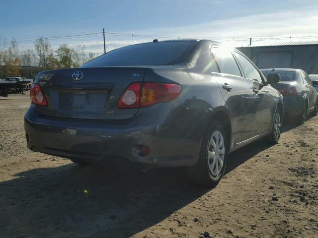 2T1BU4EE4AC324441 - 2010 TOYOTA COROLLA BA GRAY photo 4