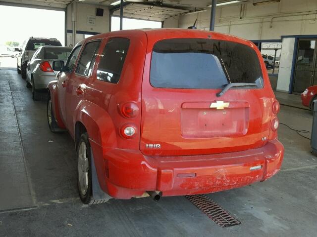 3GNDA13D78S563058 - 2008 CHEVROLET HHR LS RED photo 3