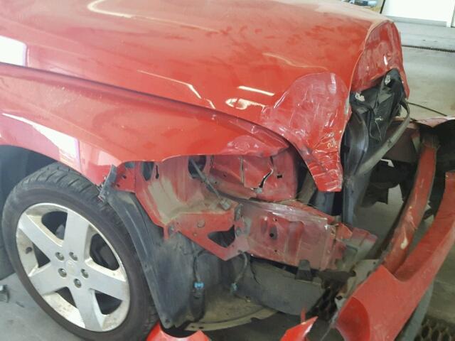 3GNDA13D78S563058 - 2008 CHEVROLET HHR LS RED photo 9