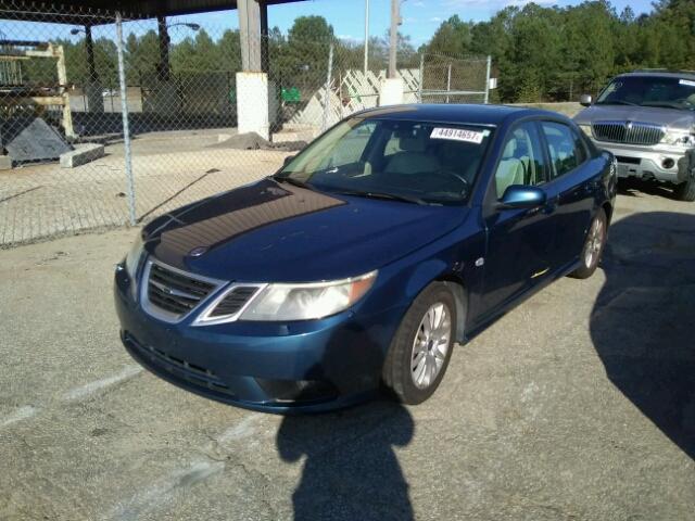 YS3FB49YX81156128 - 2008 SAAB 9-3 2.0T BLUE photo 2