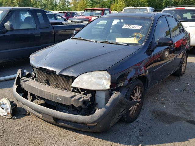 KL5JJ52Z84K010592 - 2004 SUZUKI FORENZA LX BLACK photo 2