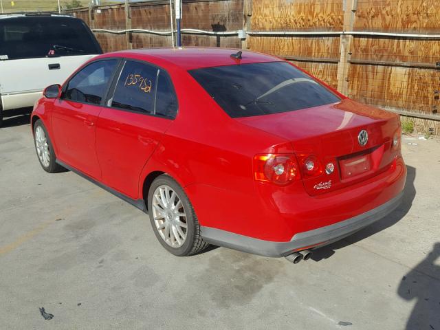 3VWWJ81K87M092355 - 2007 VOLKSWAGEN JETTA GLI RED photo 3